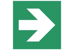 90° pijlsticker Vella