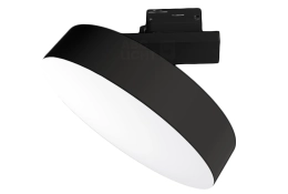 Lippe montageset voor 3-fase stroomrails, zwart