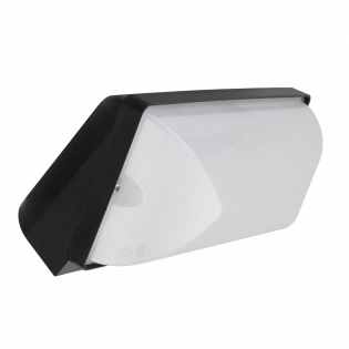 Ibiza zwart 3CCT LED portiekarmatuur met noodunit | 3 uur